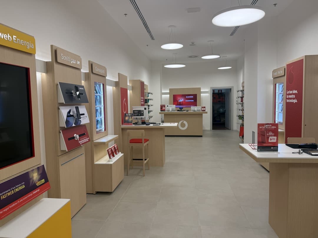 Il Vodafone Store di Porta di Roma